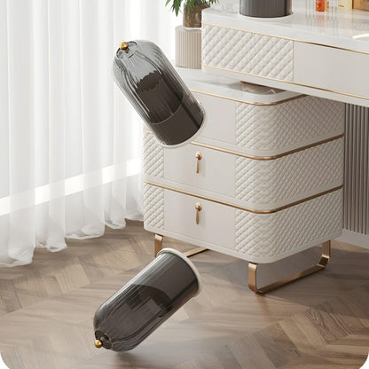 Rotating Makeup Brush Stand & Cosmetic Storage Case