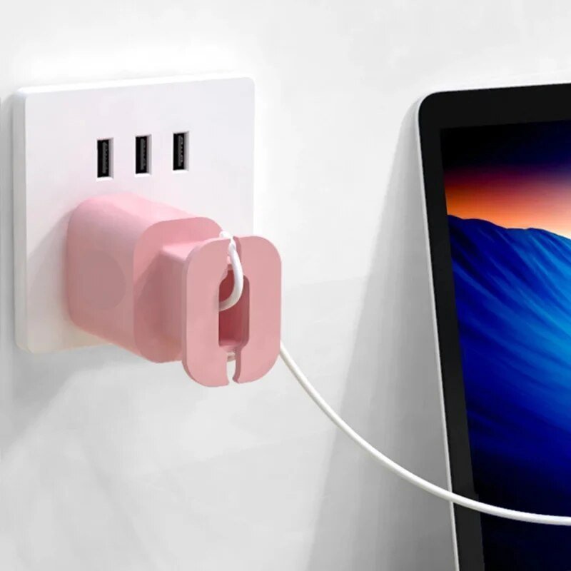 Durable Cable Organizer Silicone Cord Wrap