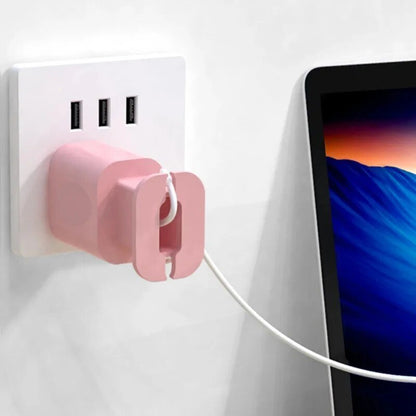 Durable Cable Organizer Silicone Cord Wrap