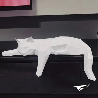 Stylish Ceramic Cat Statue for Home Decor