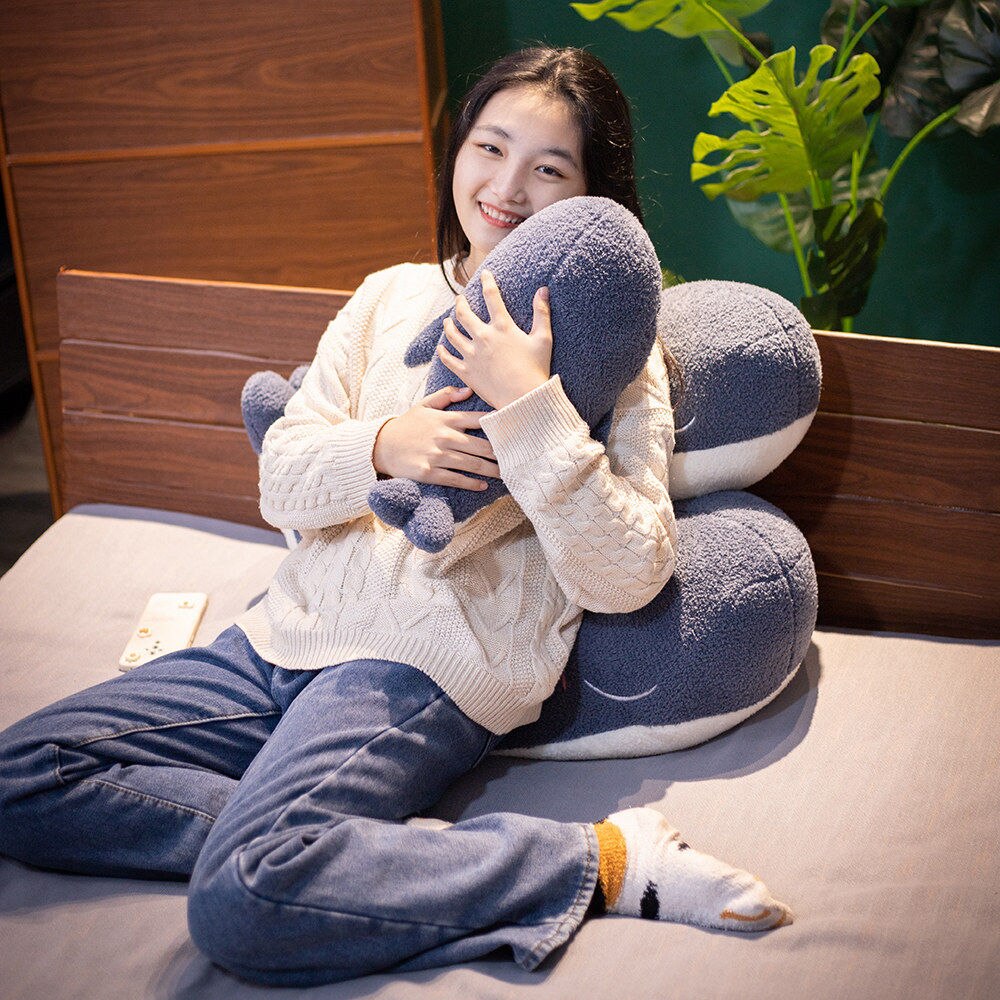 Cute Soft Blue Whale Stuffed Toy