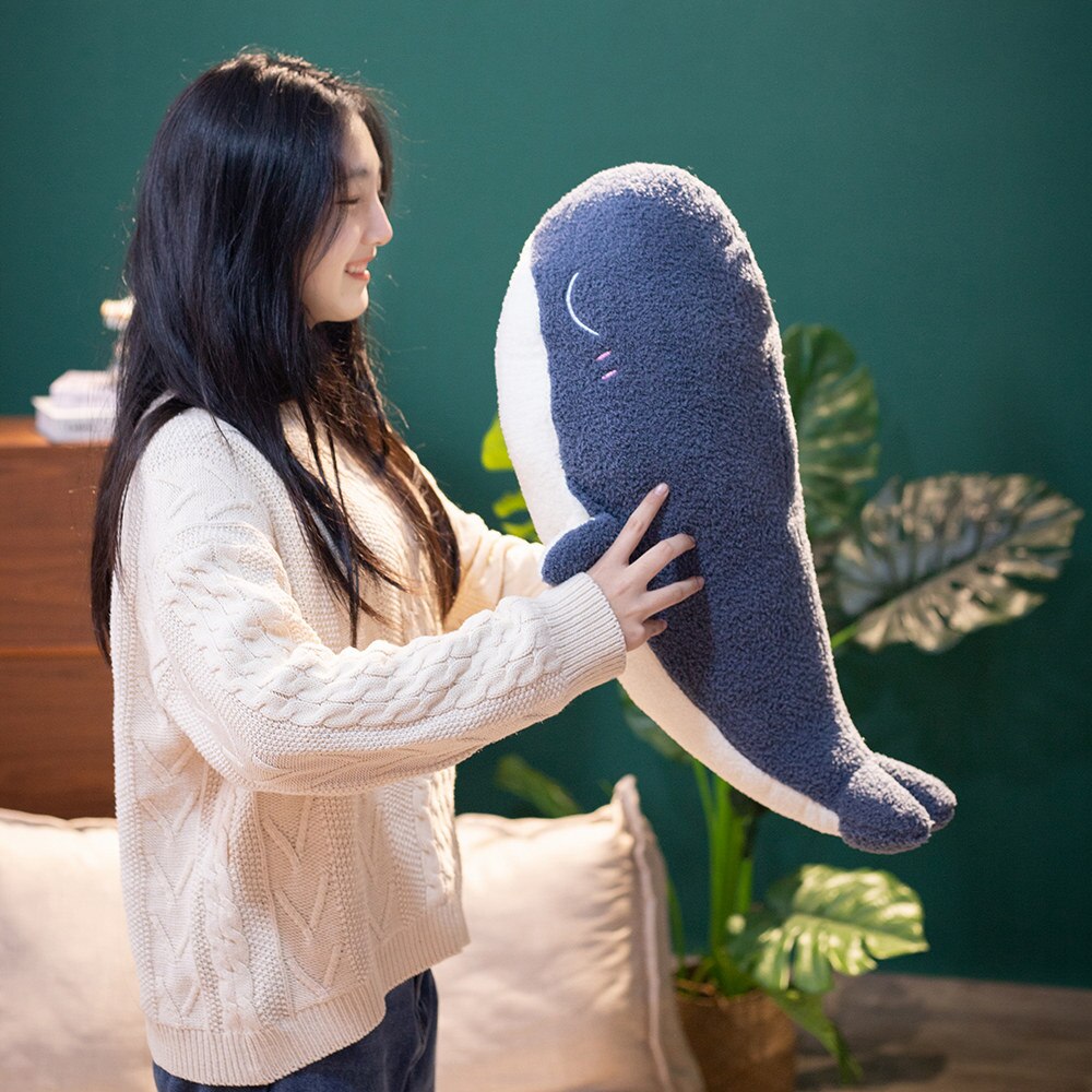 Cute Soft Blue Whale Stuffed Toy - Fesara