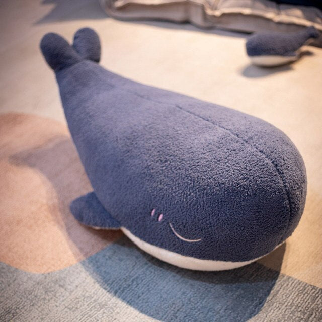 Cute Soft Blue Whale Stuffed Toy