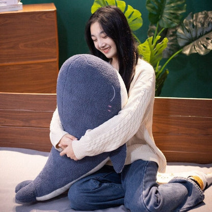 Cute Soft Blue Whale Stuffed Toy