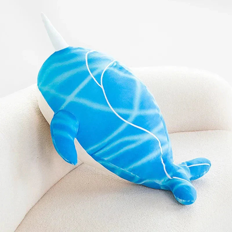 Cute Anime Blue Whale Soft Plush Toy