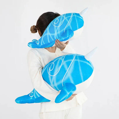 Cute Anime Blue Whale Soft Plush Toy
