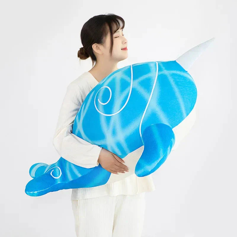 Cute Anime Blue Whale Soft Plush Toy