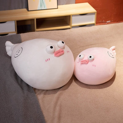 Cute Shocked Pufferfish Soft Plush Toy
