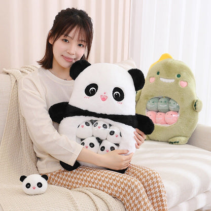 Cute Animal Plush Toy Bag Set