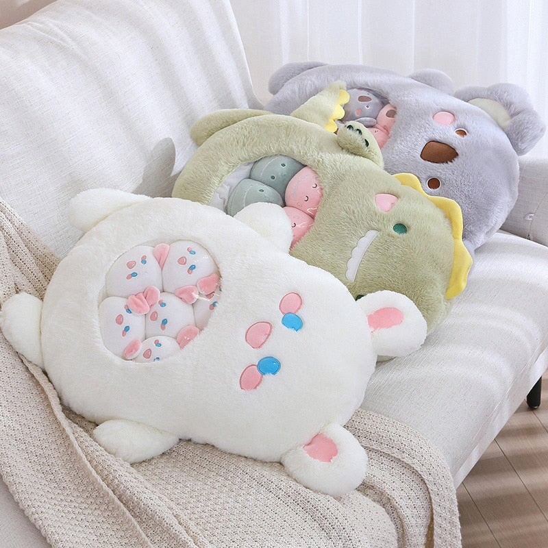 Cute Animal Plush Toy Bag Set