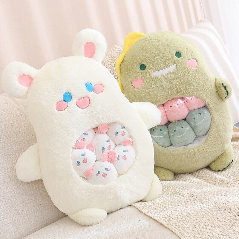 Cute Animal Plush Toy Bag Set