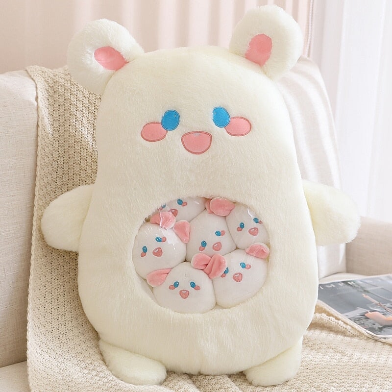 Cute Animal Plush Toy Bag Set