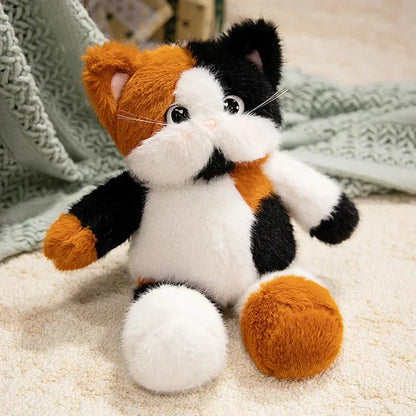 Cute Colorful Kitten Plush Toy