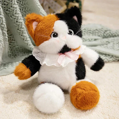 Cute Colorful Kitten Plush Toy