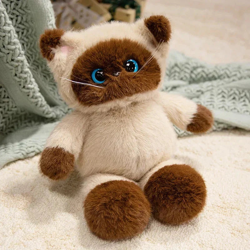 Cute Colorful Kitten Plush Toy