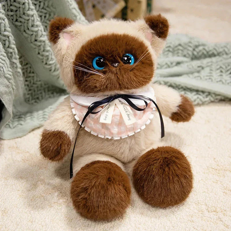 Cute Colorful Kitten Plush Toy
