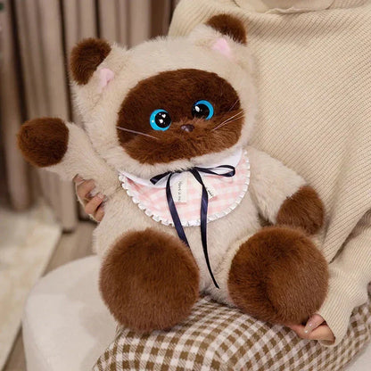 Cute Colorful Kitten Plush Toy