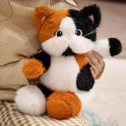 Cute Colorful Kitten Plush Toy