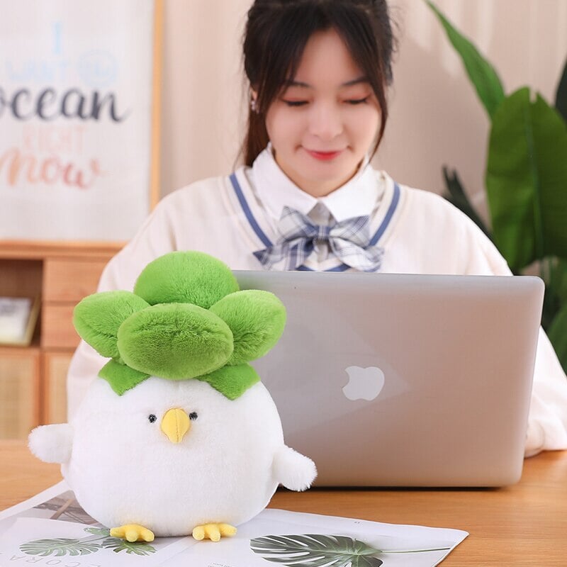 Cute Chicken Bok Choy Soft Plush Toy