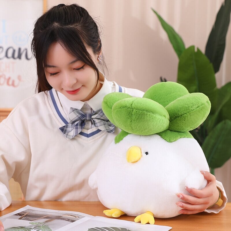 Cute Chicken Bok Choy Soft Plush Toy