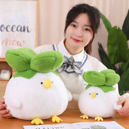 Cute Chicken Bok Choy Soft Plush Toy