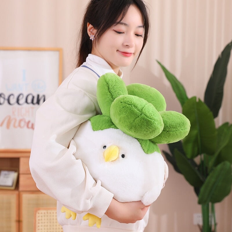 Cute Chicken Bok Choy Soft Plush Toy
