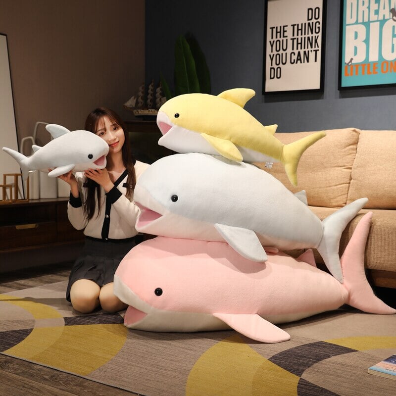 Cute Smiley Shark Stuffed Toy