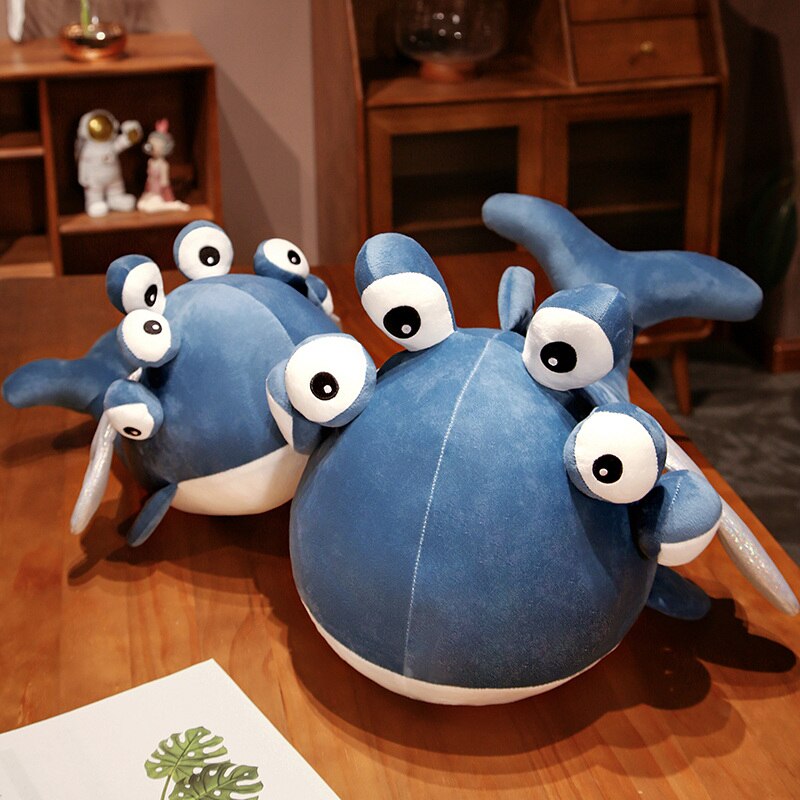 Cute Blue Flying Whale Soft Toy