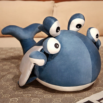 Cute Blue Flying Whale Soft Toy - Fesara