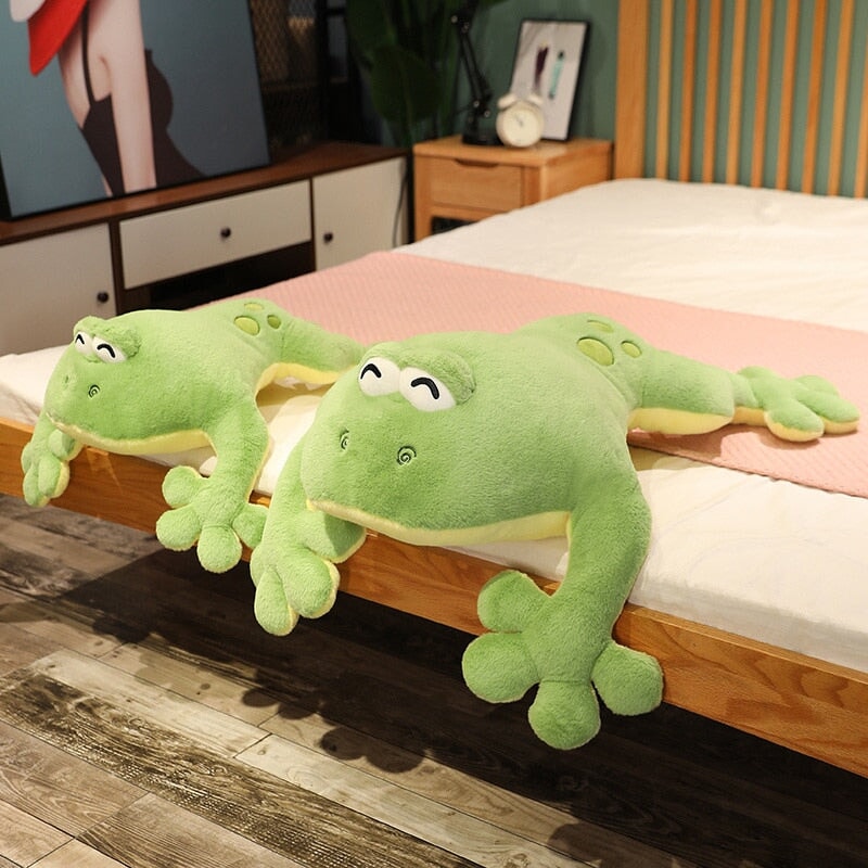 Big Green Frog Cuddly Plush Toy