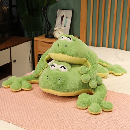 Big Green Frog Cuddly Plush Toy