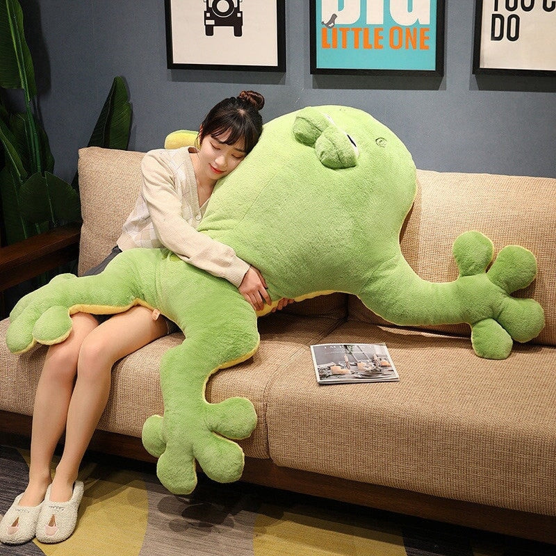 Big Green Frog Cuddly Plush Toy