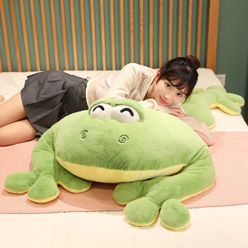 Big Green Frog Cuddly Plush Toy