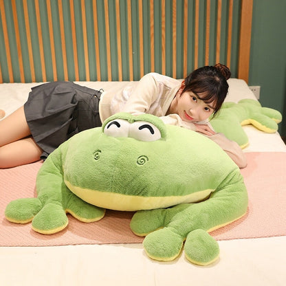 Big Green Frog Cuddly Plush Toy
