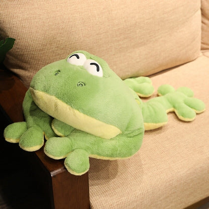 Big Green Frog Cuddly Plush Toy - Fesara