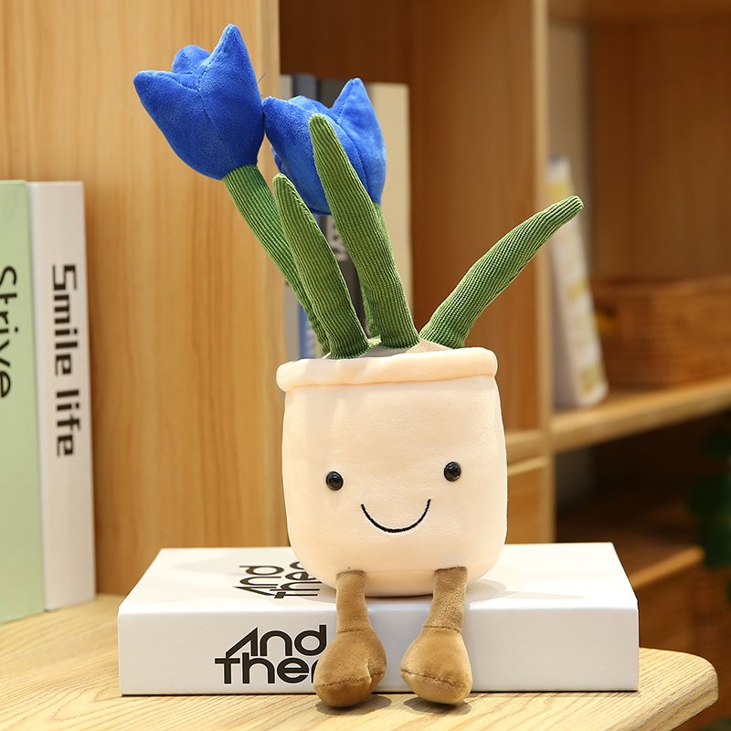 Colorful Floral Soft Pot Toy