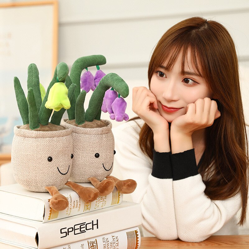 Soft Cute Floral Friend Planter Toy