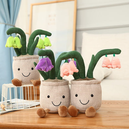 Soft Cute Floral Friend Planter Toy