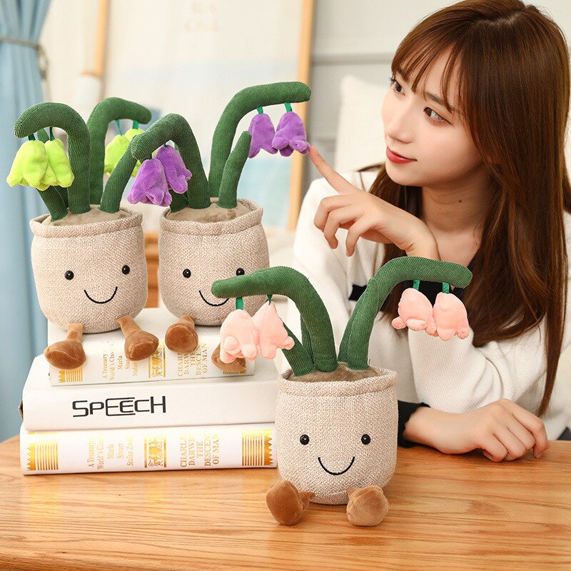 Soft Cute Floral Friend Planter Toy