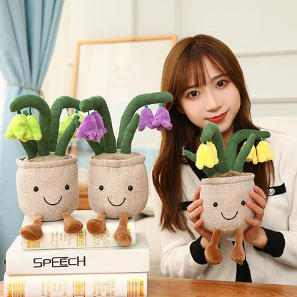Soft Cute Floral Friend Planter Toy