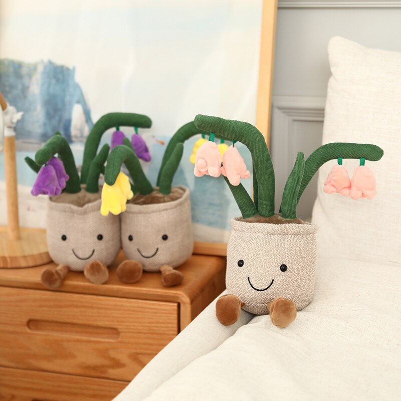 Soft Cute Floral Friend Planter Toy