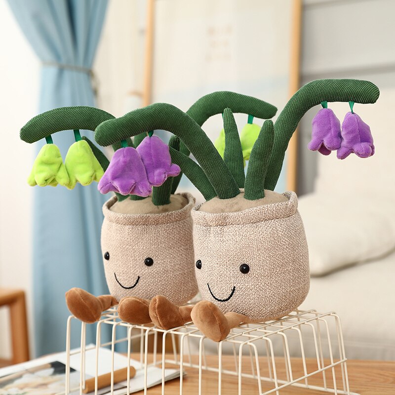 Soft Cute Floral Friend Planter Toy