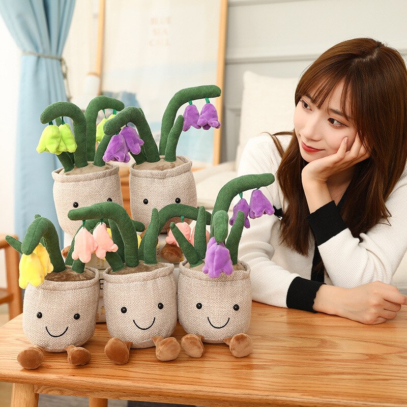 Soft Cute Floral Friend Planter Toy