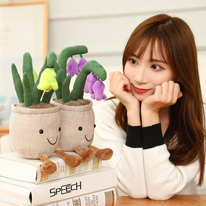 Soft Cute Floral Friend Planter Toy