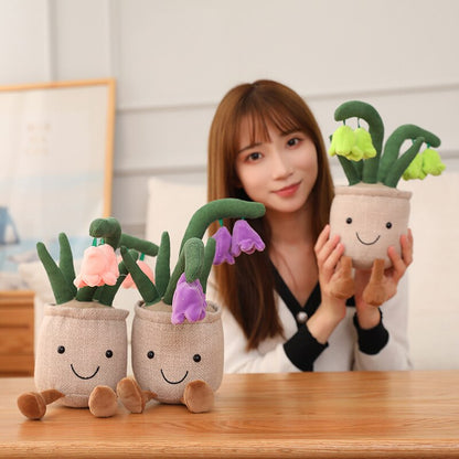 Soft Cute Floral Friend Planter Toy