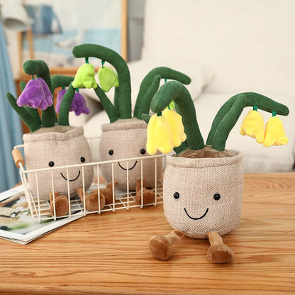 Soft Cute Floral Friend Planter Toy