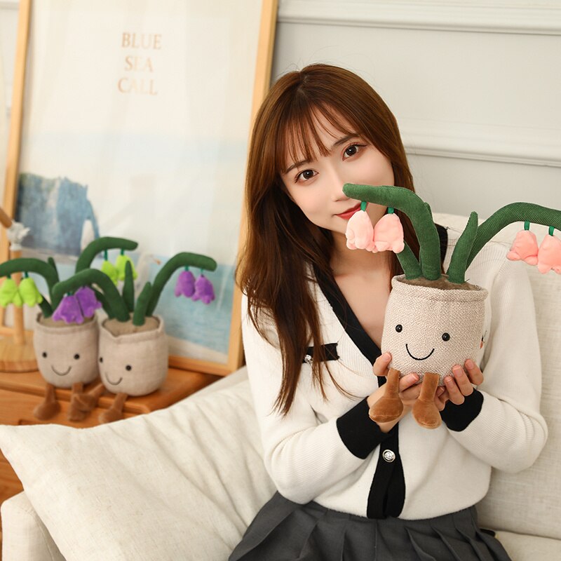 Soft Cute Floral Friend Planter Toy