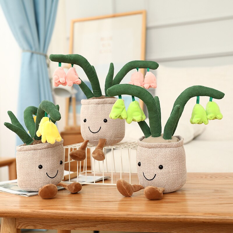 Soft Cute Floral Friend Planter Toy