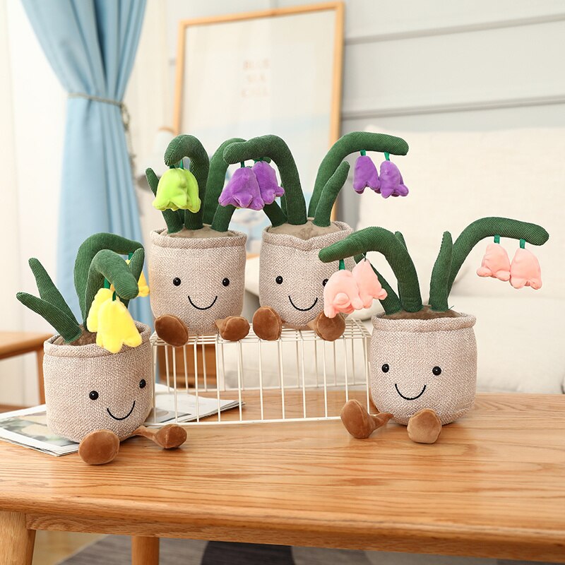 Soft Cute Floral Friend Planter Toy