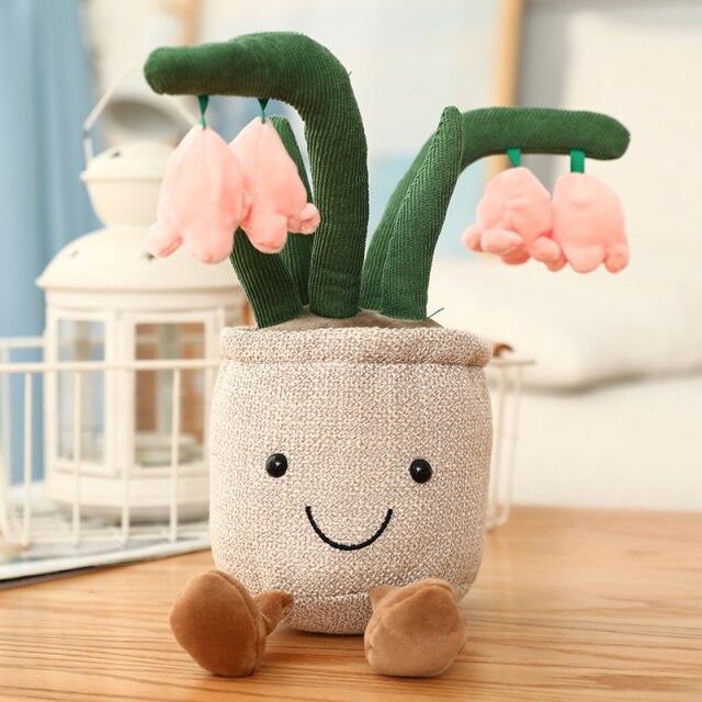 Soft Cute Floral Friend Planter Toy